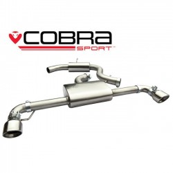 VW36 Cobra Sport Volkswagen VW Golf GTI MK6 (5K) 2009-12 Cat Back System (Resonated), Cobra Sport, VW36